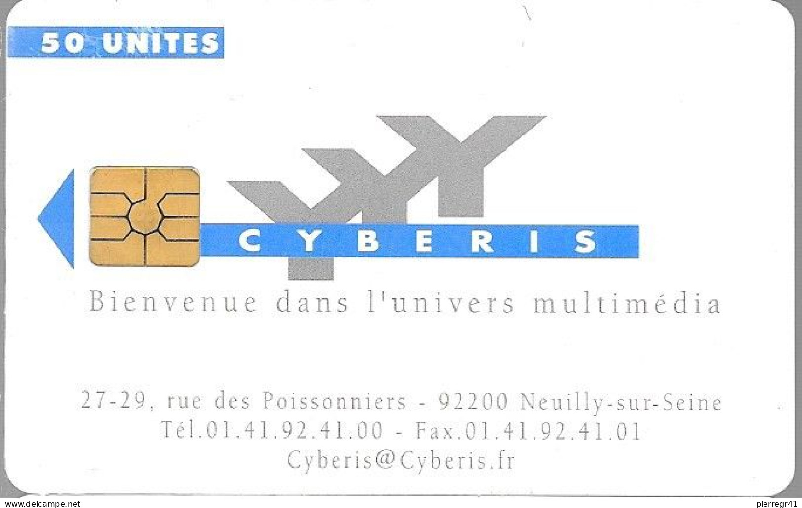 CARTE PUCE-WEB-Gem2-CYB5-CYBERIS-V°Blanc-TBE -  Kaarten Voor Militair Gebruik