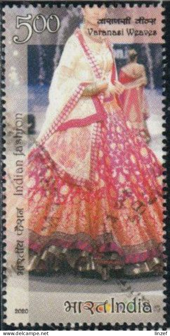 Inde 2020 Yv. N°3326 - Collection Du Designer Ritu Kumar - Oblitéré - Usati