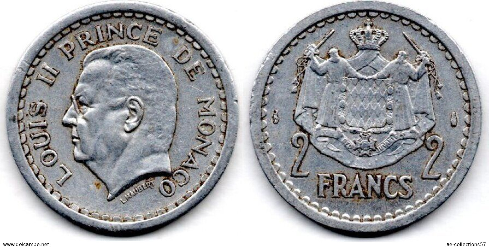 MA 24283 / Monaco 2 Francs 1943 TTB - 1960-2001 Francos Nuevos