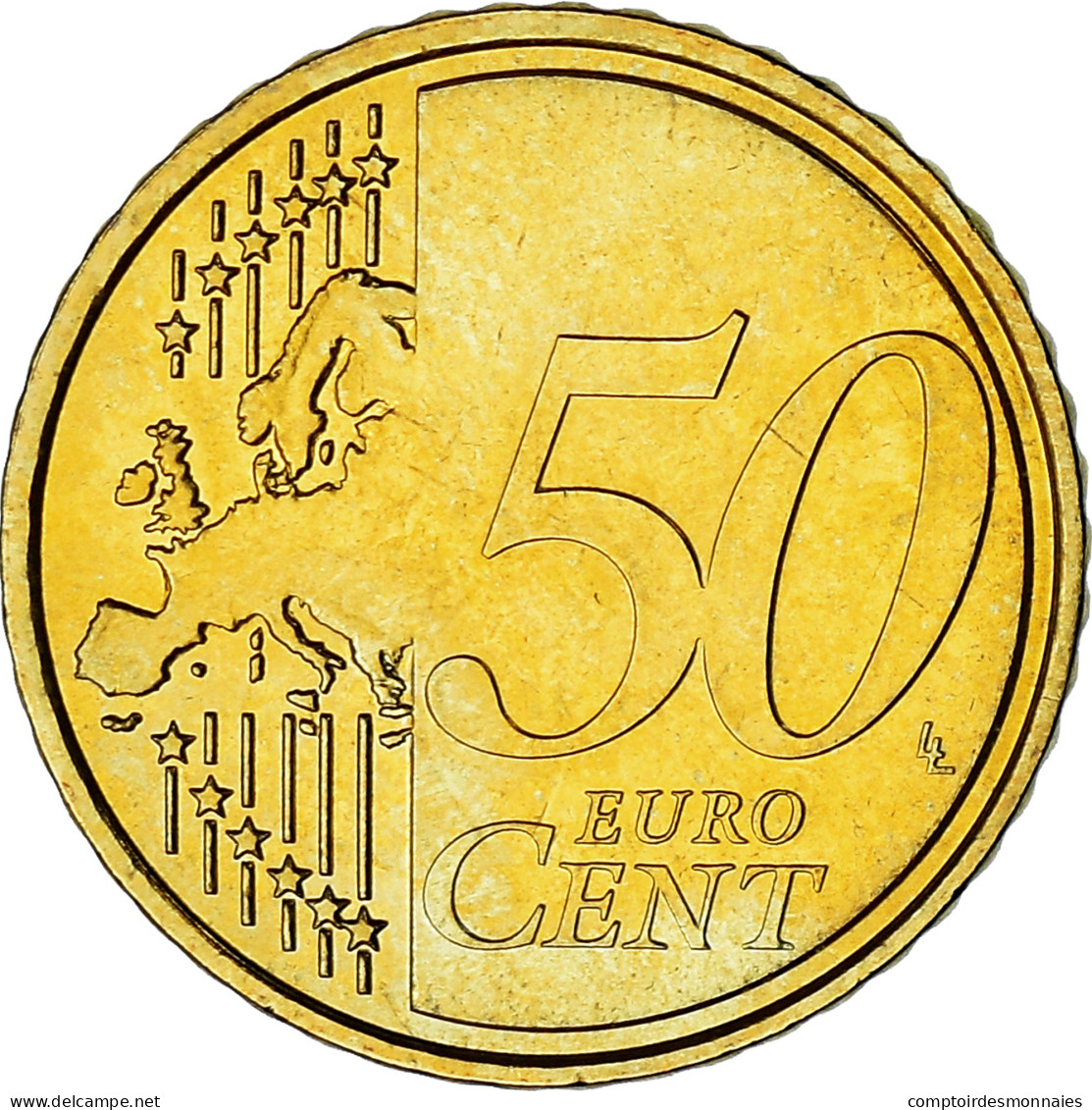Malte, 50 Euro Cent, 2008, Paris, SPL+, Laiton, KM:130 - Malta