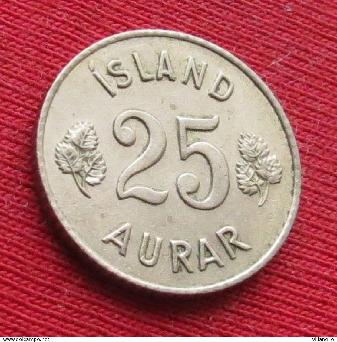 Iceland  25 Aurar 1965  Islandia Islande Island Ijsland W ºº - Iceland