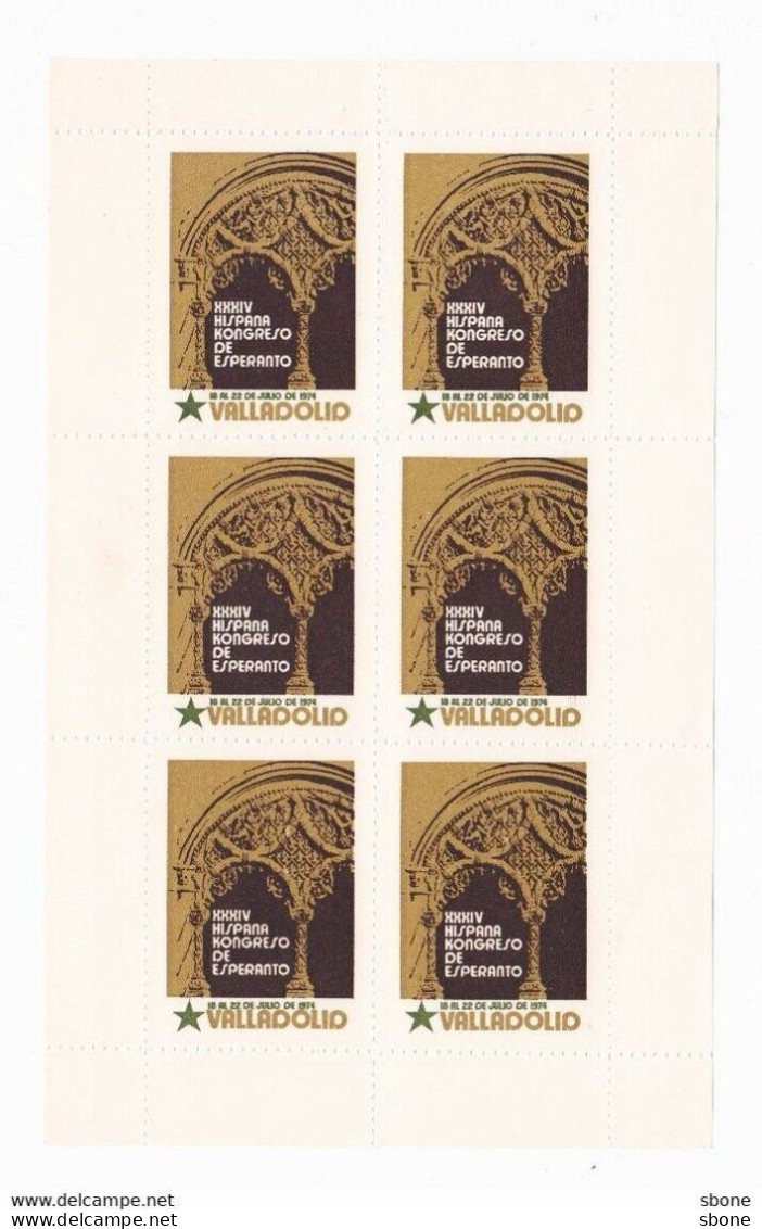 XXXIV Hispana Kongreso De Esperanto - 1974 - Valladolid - Esperanto