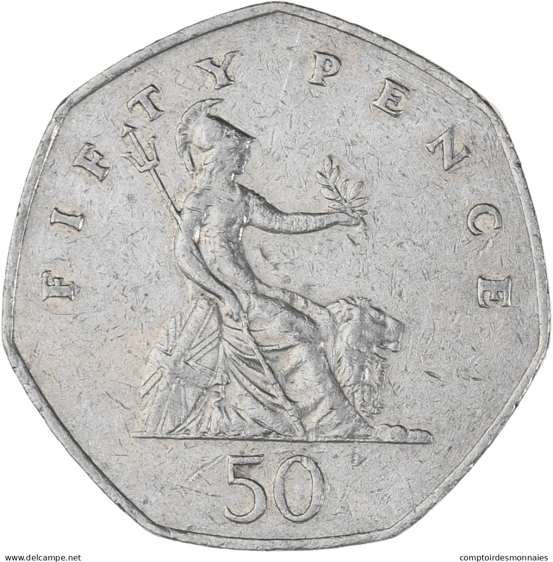 Monnaie, Grande-Bretagne, Elizabeth II, 50 Pence, 1982, TTB, Cupro-nickel - 50 Pence