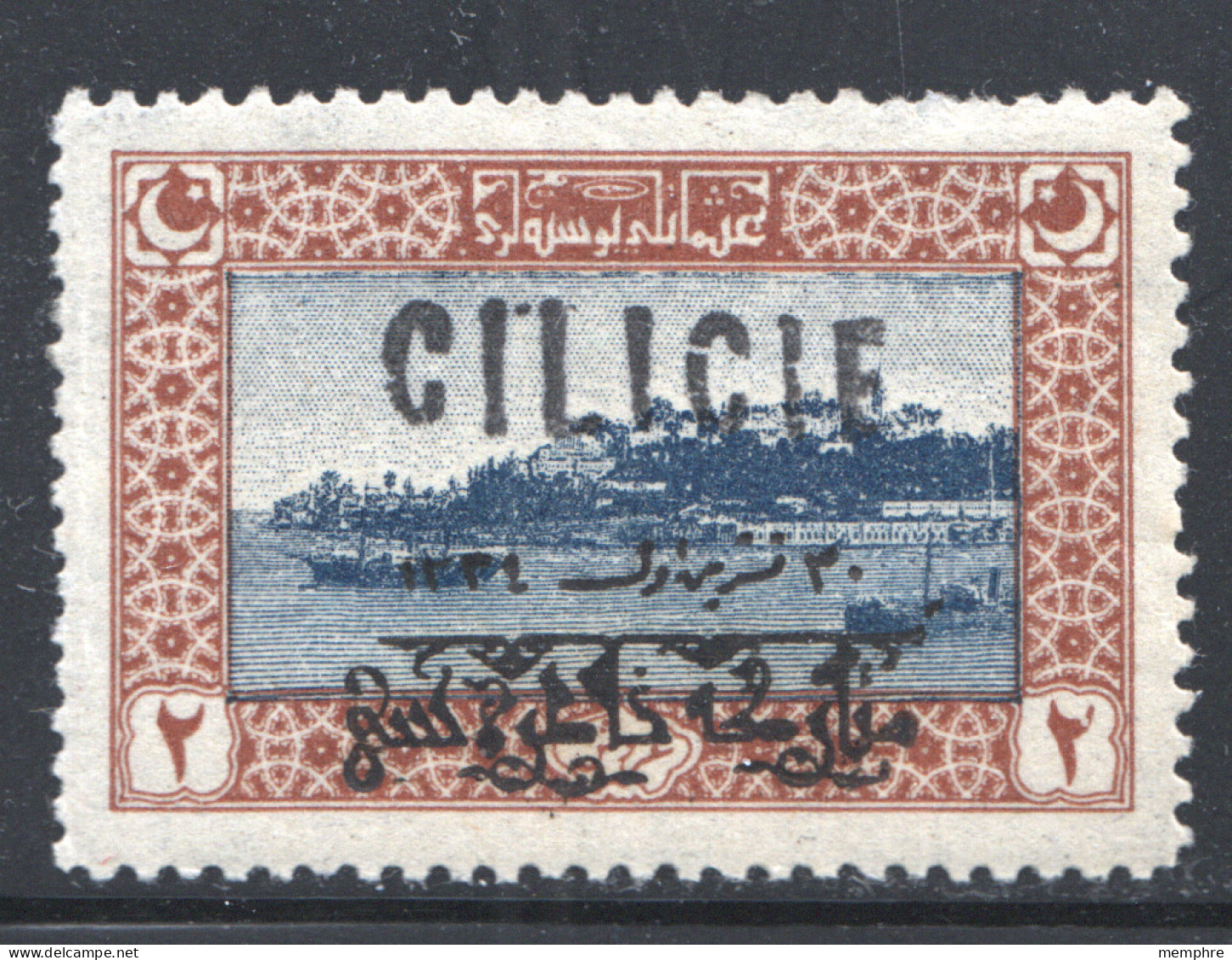Timbre Turc  Surchargé  Armistice Et CILICIE  Grandes Lettres   Yv  25 * - Unused Stamps