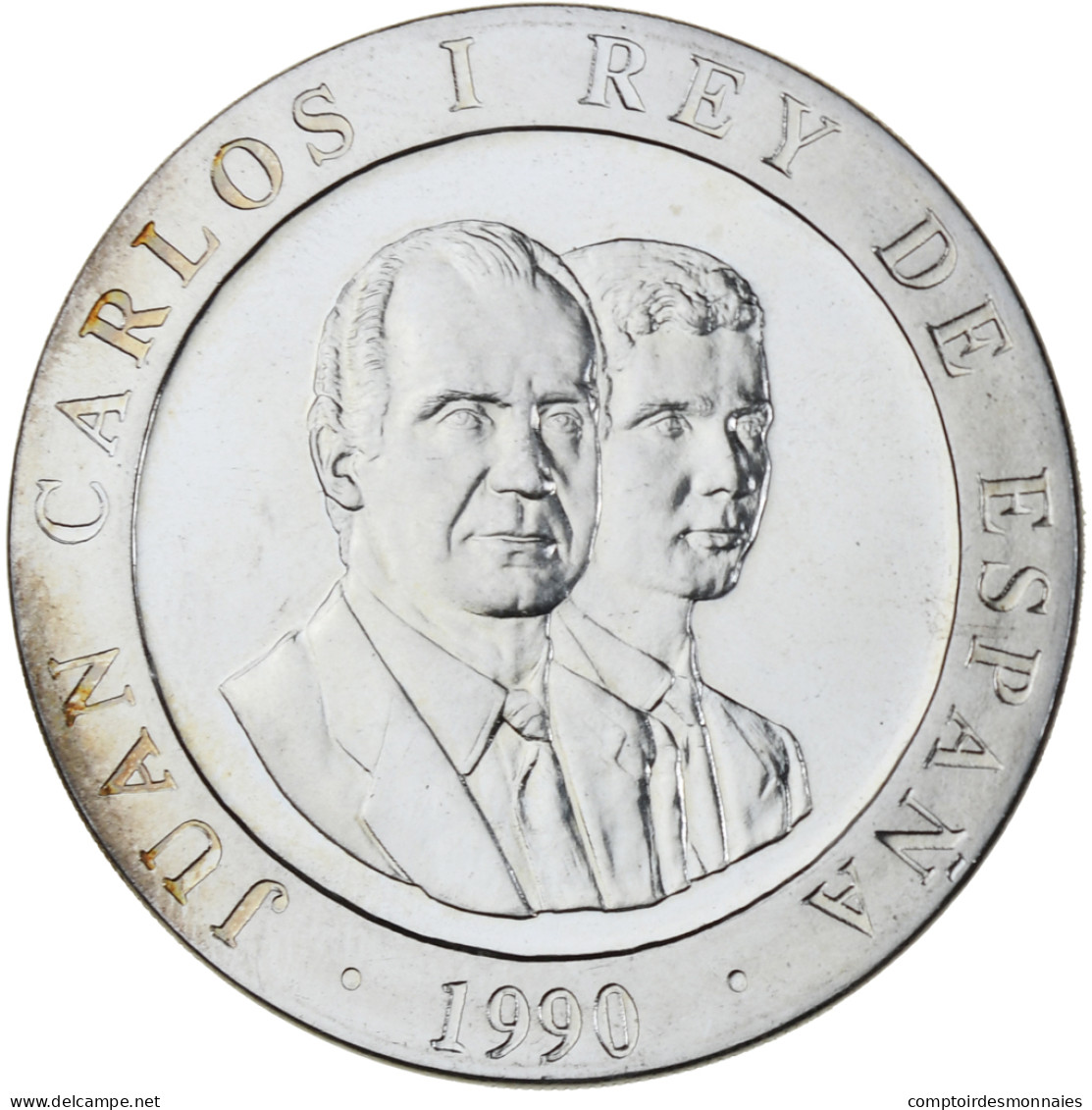 Monnaie, Espagne, Juan Carlos I, 2000 Pesetas, 1990, SPL, Argent, KM:861 - 2 000 Pesetas