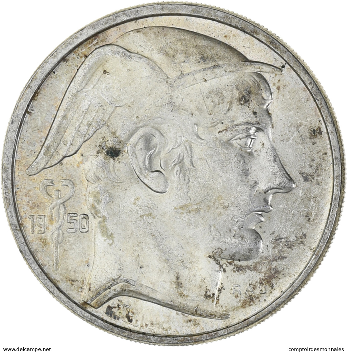 Monnaie, Belgique, 50 Francs, 50 Frank, 1950, TTB, Argent, KM:137 - 50 Francs