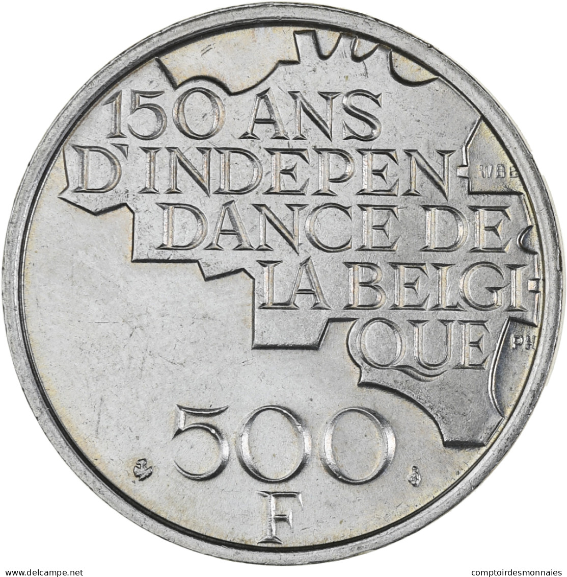 Monnaie, Belgique, 500 Francs, 500 Frank, 1980, Bruxelles, SUP, Silver Clad - 500 Francs