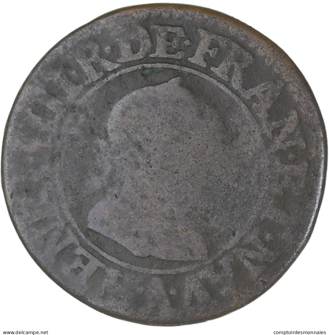 Monnaie, France, Henri IV, Double Tournois, 1605, Paris, TB+, Cuivre - 1589-1610 Henry IV The Great