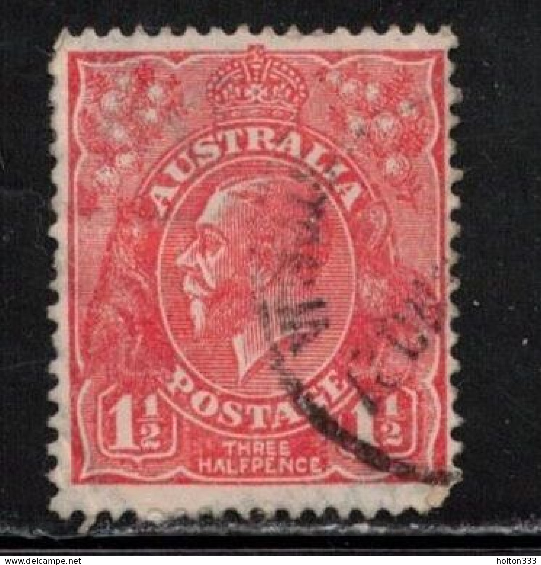 AUSTRALIA Scott # 21 Used HR - KGV Head - Oblitérés