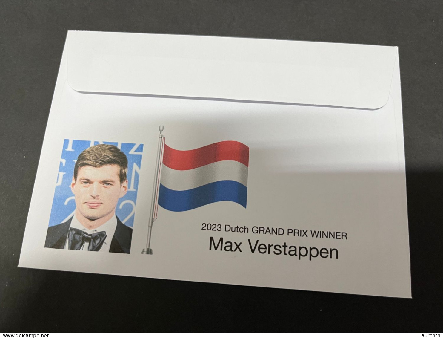 30-8-2023 (3 T 39) Formula One - 2023 Netherlands Grand Prix - Winner Max Verstappen (27 August 2023) OZ Stamp - Otros & Sin Clasificación