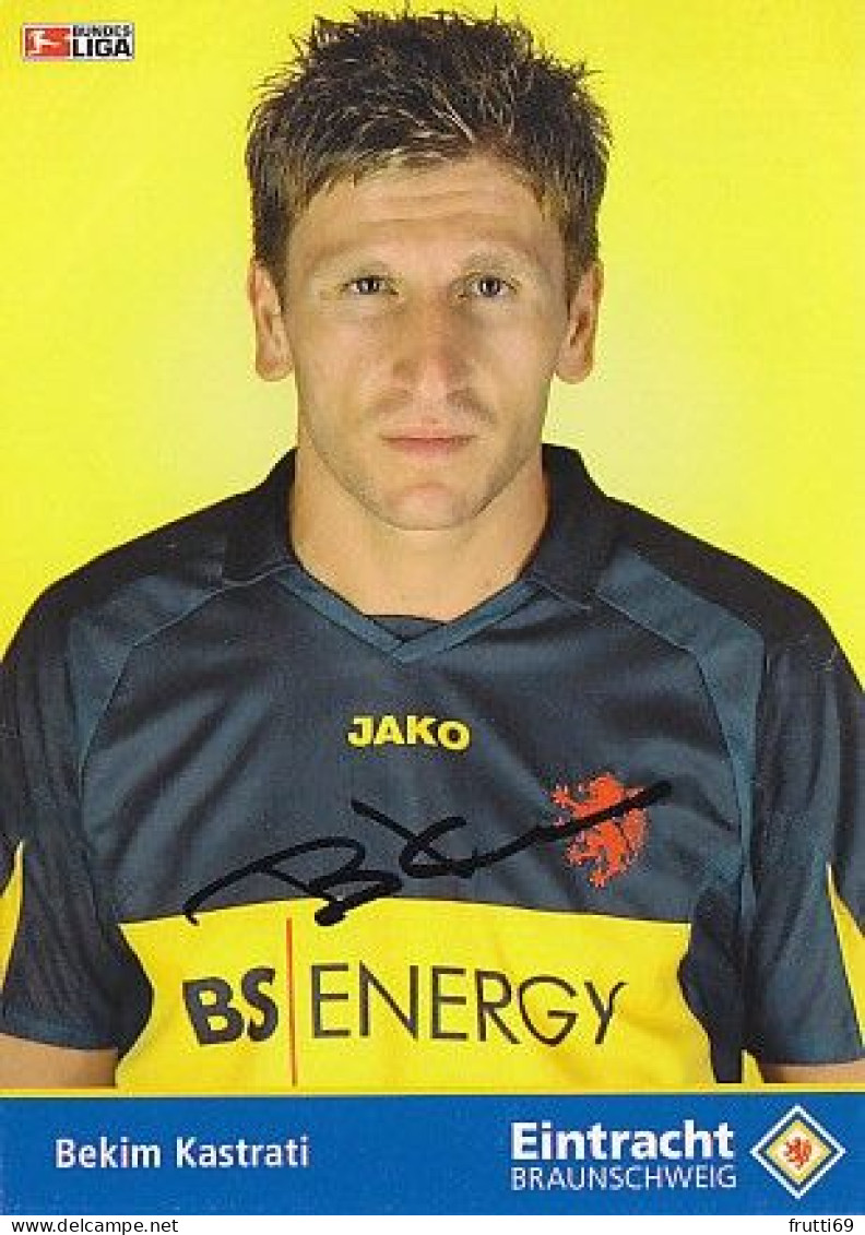 Soccer AK 158100 FOOTBALL SOCCER FUSSBALL Eintracht Braunschweig Bekim Kastrati