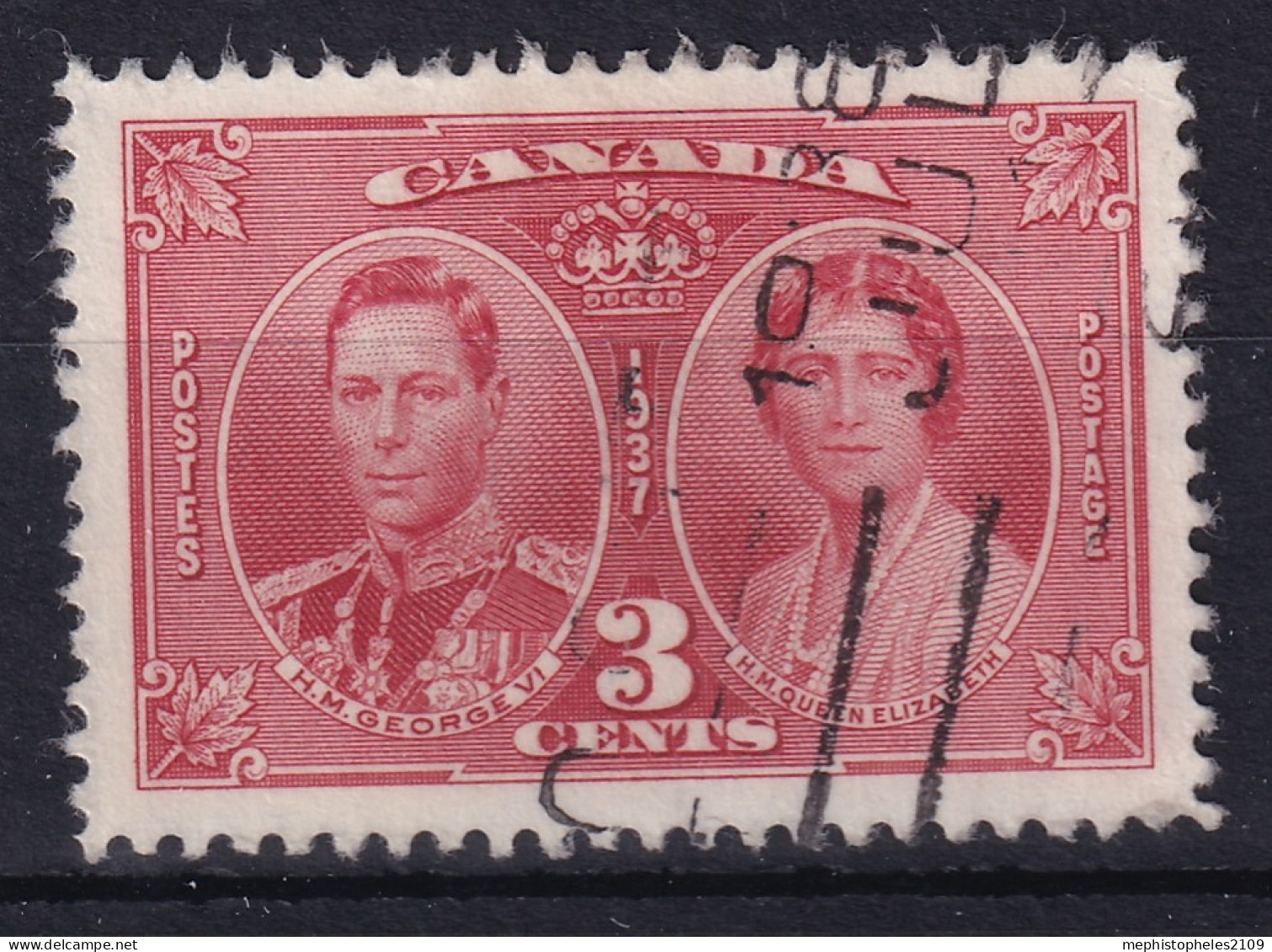 CANADA 1937 - Canceled - Sc# 237 - Used Stamps