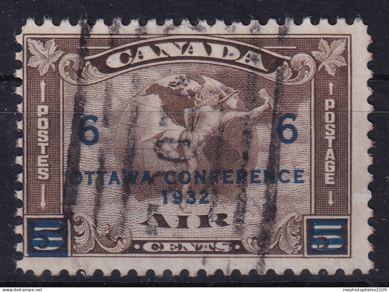 CANADA 1932 - Canceled - Sc# C4 - Air Mail - Aéreo