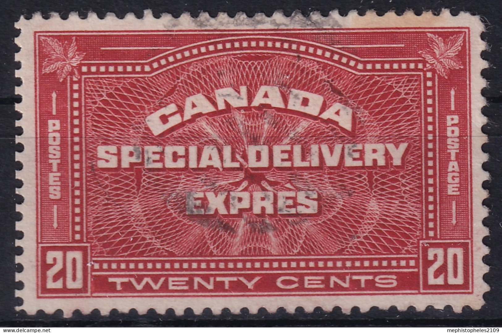 CANADA 1930 - Canceled - Sc# E4 - Special Delivery Expres - Correo Urgente