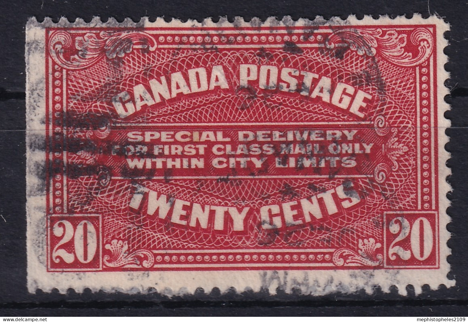 CANADA 1922 - Canceled - Sc# E2 - Special Delivery Expres - Espressi