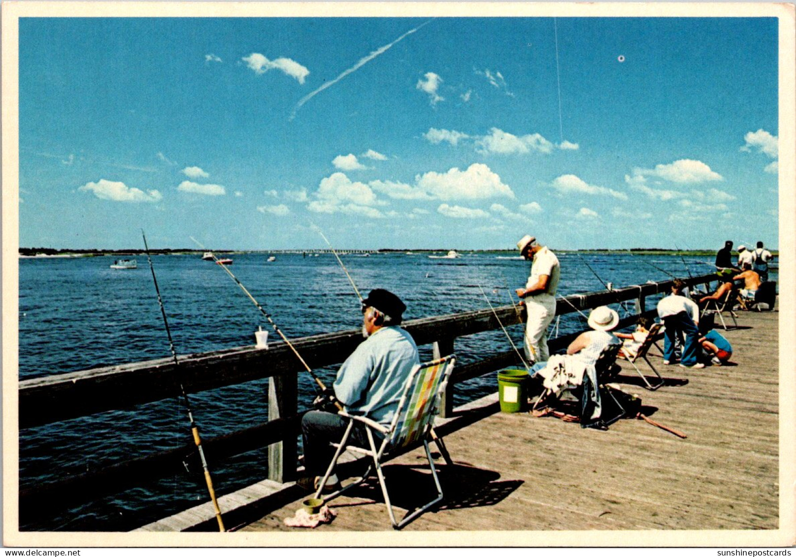 New York Long Island Jones Beach Fishing Scene - Long Island