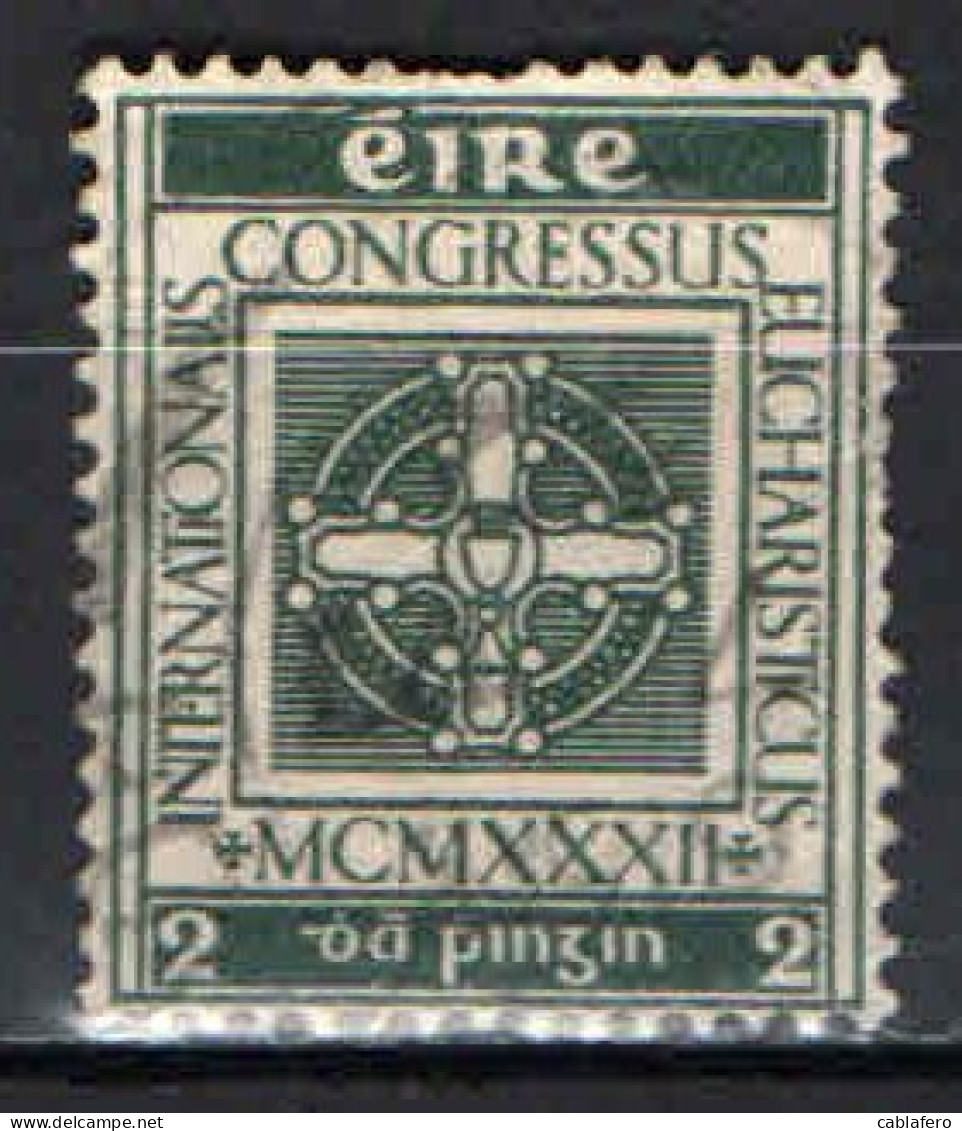 IRLANDA - 1932 - CONGRESSO EUCARISTICO INTERNAZIONALE - USATO - Gebraucht