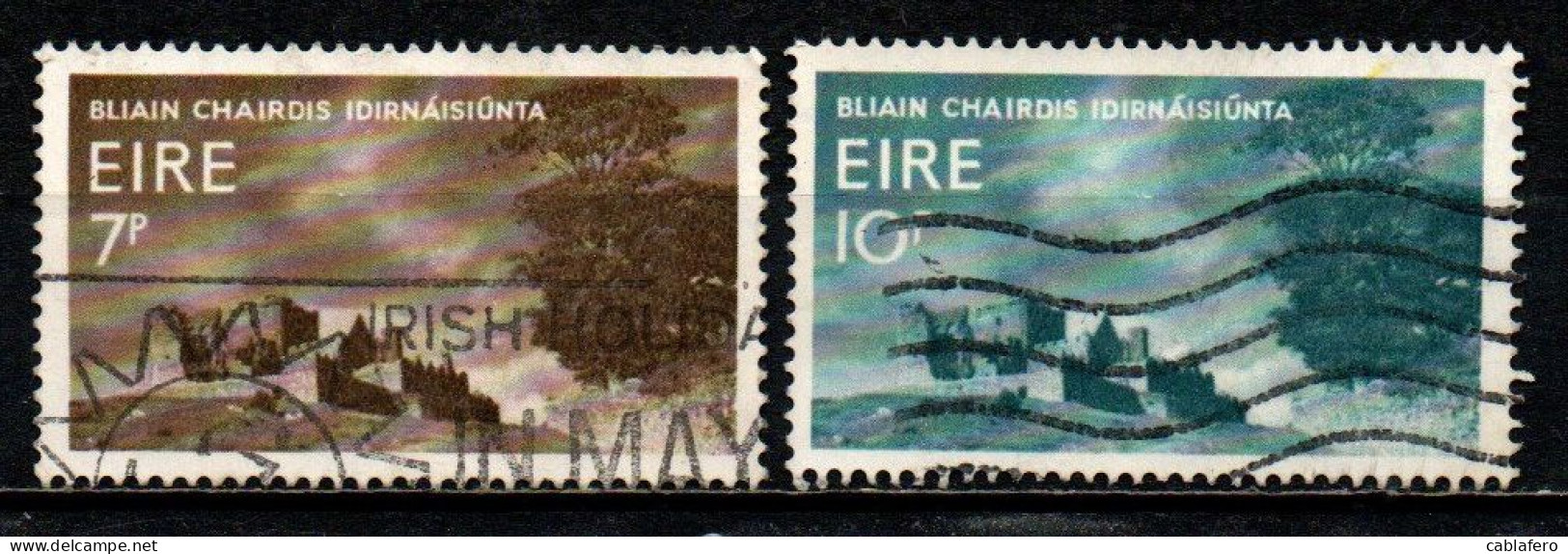 IRLANDA - 1967 - CASTELLO DEL MONTE CASHEL - USATI - Usados