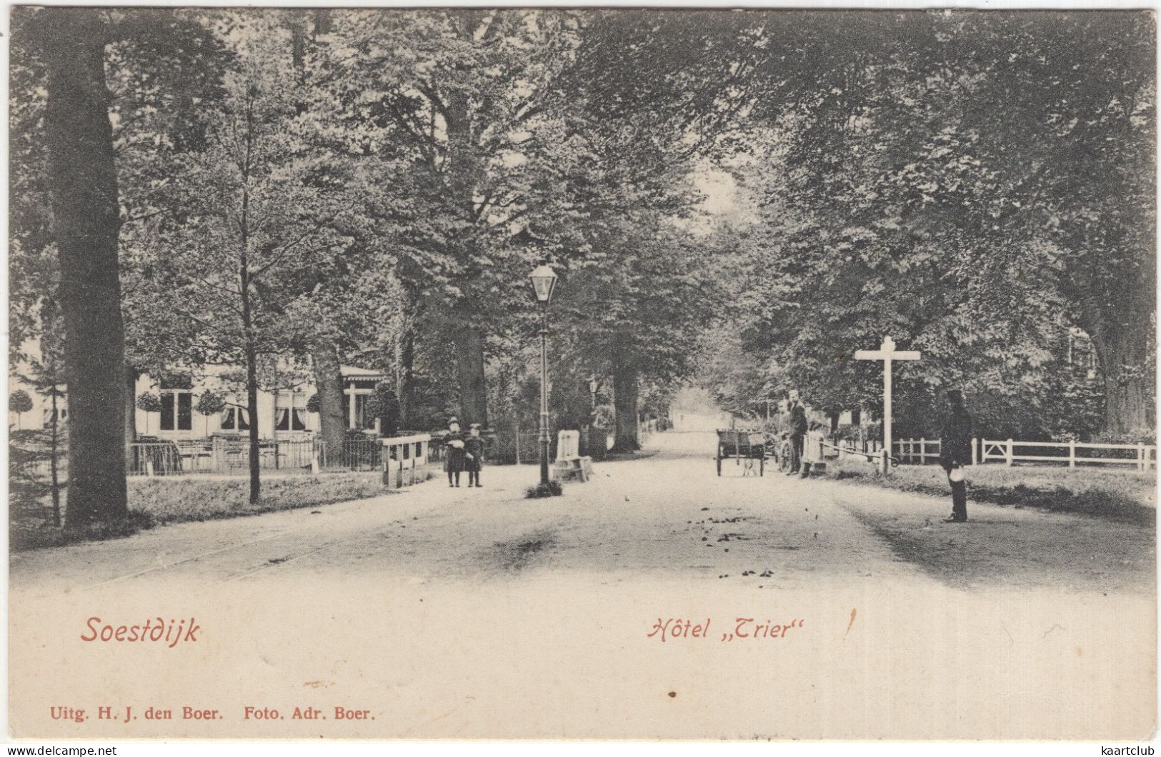 Soestdijk - Hotel 'Trier' - (Utrecht, Nederland/Holland) - 1905 - Uitg. H.J. Den Boer - Soestdijk