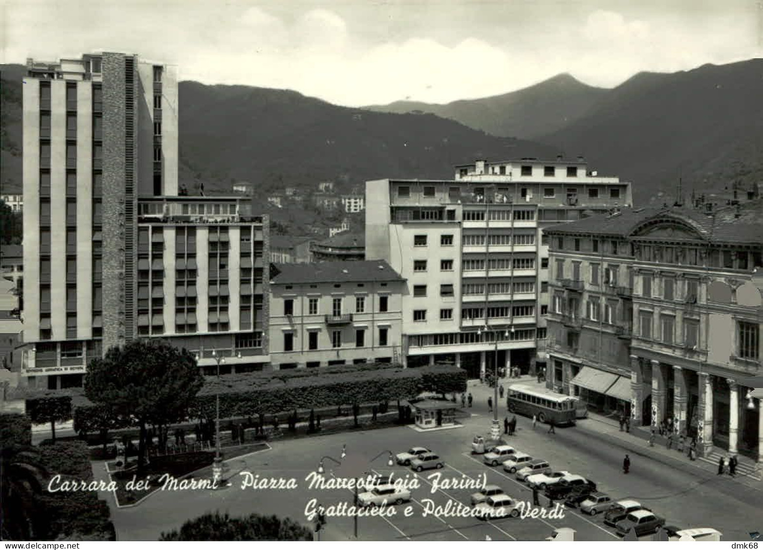 CARRARA DEI MARMI - PIAZZA MATTEOTTI - GIA FARINI - GRATTACIELO E POLITECNICO VERDI - EDIZ. RAVENNA - 1960s (17808) - Carrara