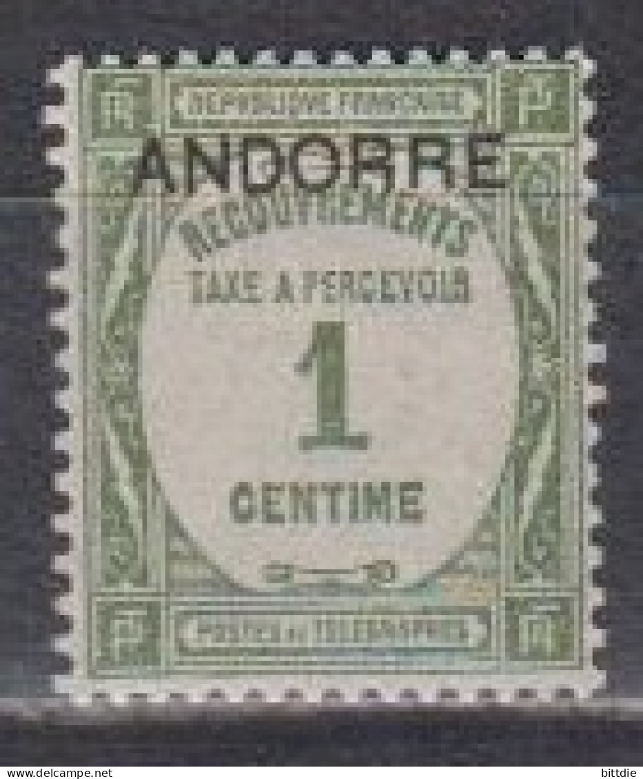 Andorra, Franz.  P 9 , Xx  (F 1784) - Unused Stamps