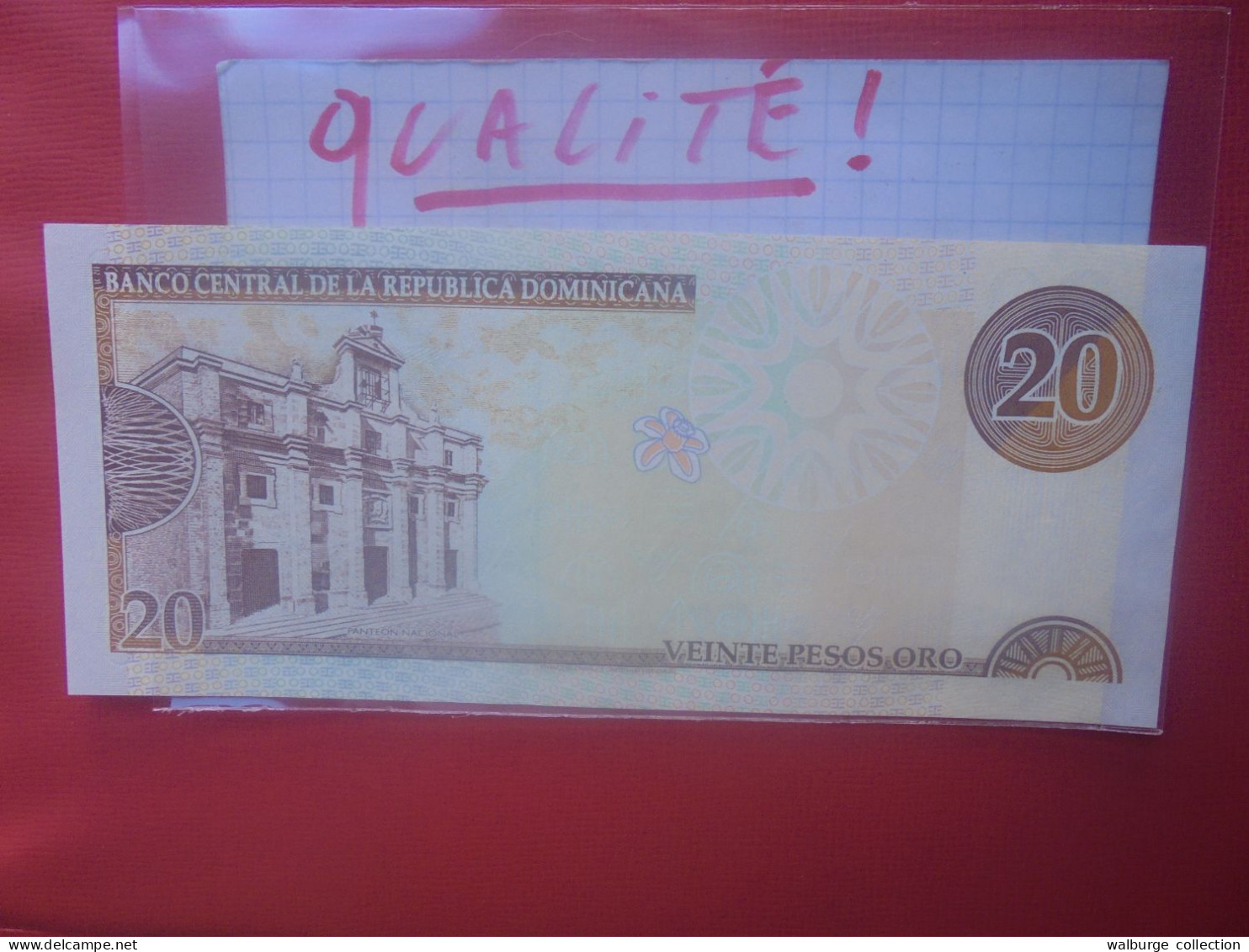 DOMINIQUE 20 Pesos 2000 Peu Circuler Presque Neuf (B.30) - Dominicaanse Republiek