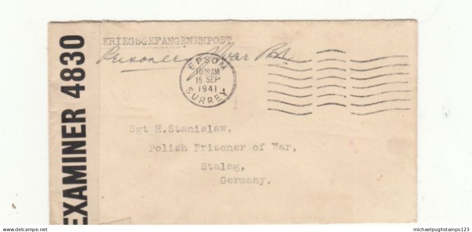 G.B. / Polish P.O.W. Mail / George King / Autographs / Germany / Poland / Surrey - Sin Clasificación