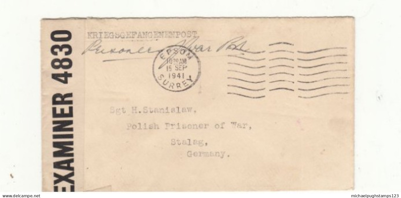 G.B. / Polish P.O.W. Mail / George King / Autographs / Germany / Poland / Surrey - Non Classés