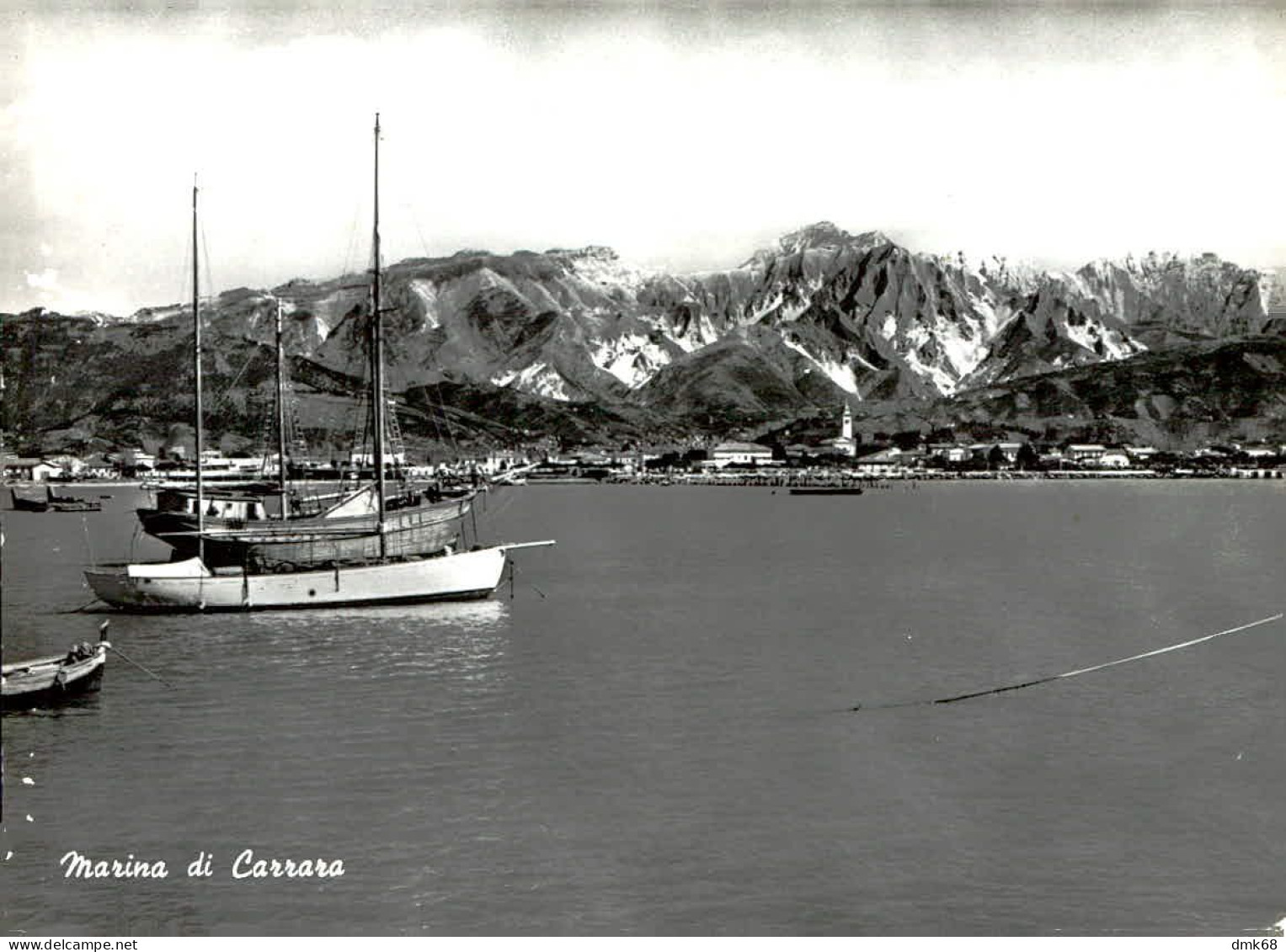 MARINA DI CARRARA - PANORAMA - EDIZIONE ELLEBICI - SPEDITA 1962( 17821 ) - Carrara