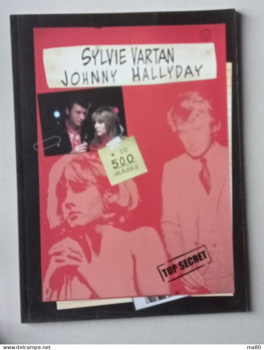 SYLVIE VARTAN JOHNNY HALLYDAY Libro 48 Pag. 500 Foto Anni 60 70 80 Circa, MUSICA FRANCE - Cinéma Et Musique