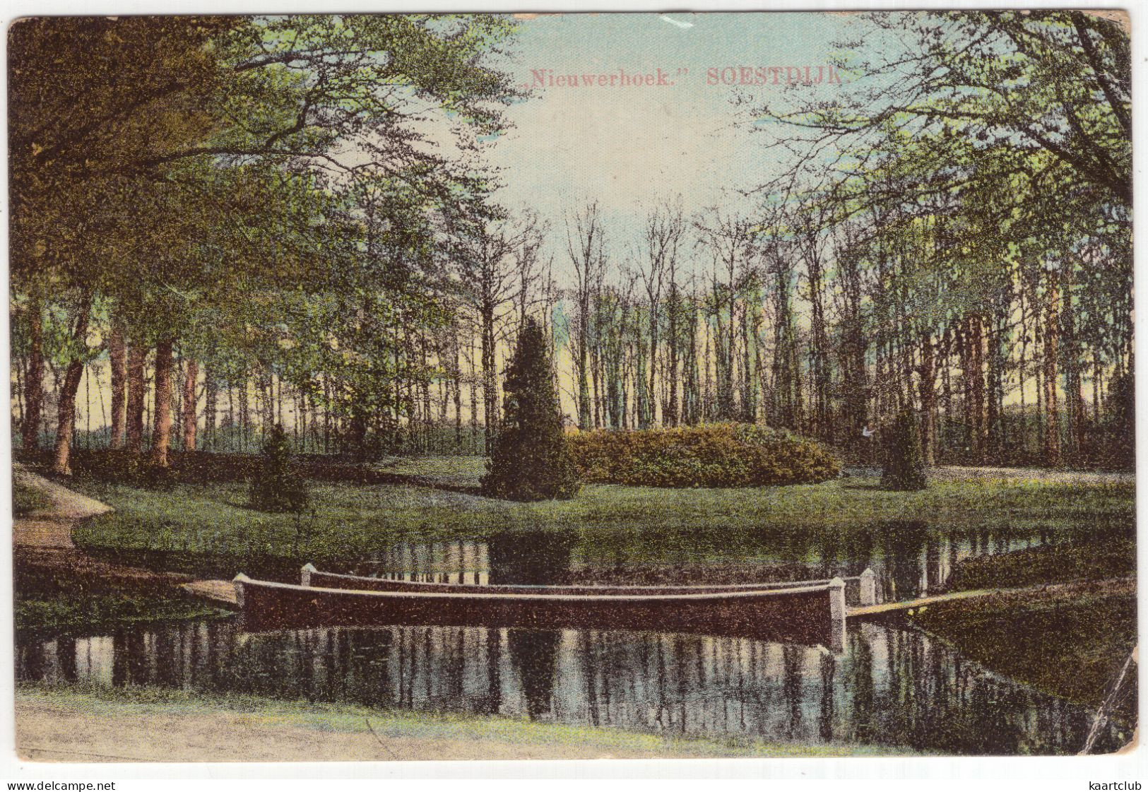 'Nieuwerhoek'. Soestdijk. - (Utrecht, Nederland/Holland) - 1912 - Uitg. J.R. V.d. Ven, Baarn - Bruggetje - Soestdijk