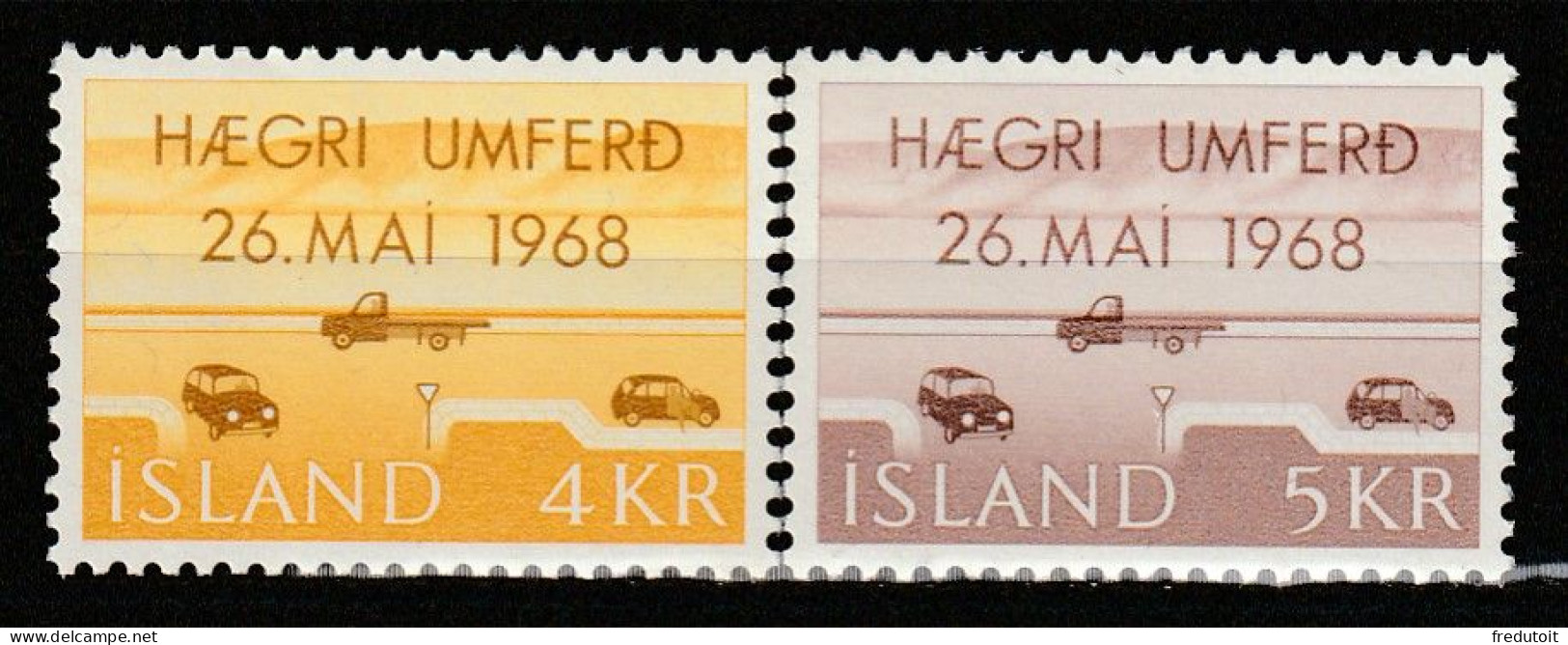 ISLANDE - N°374/5 ** (1968) - Unused Stamps
