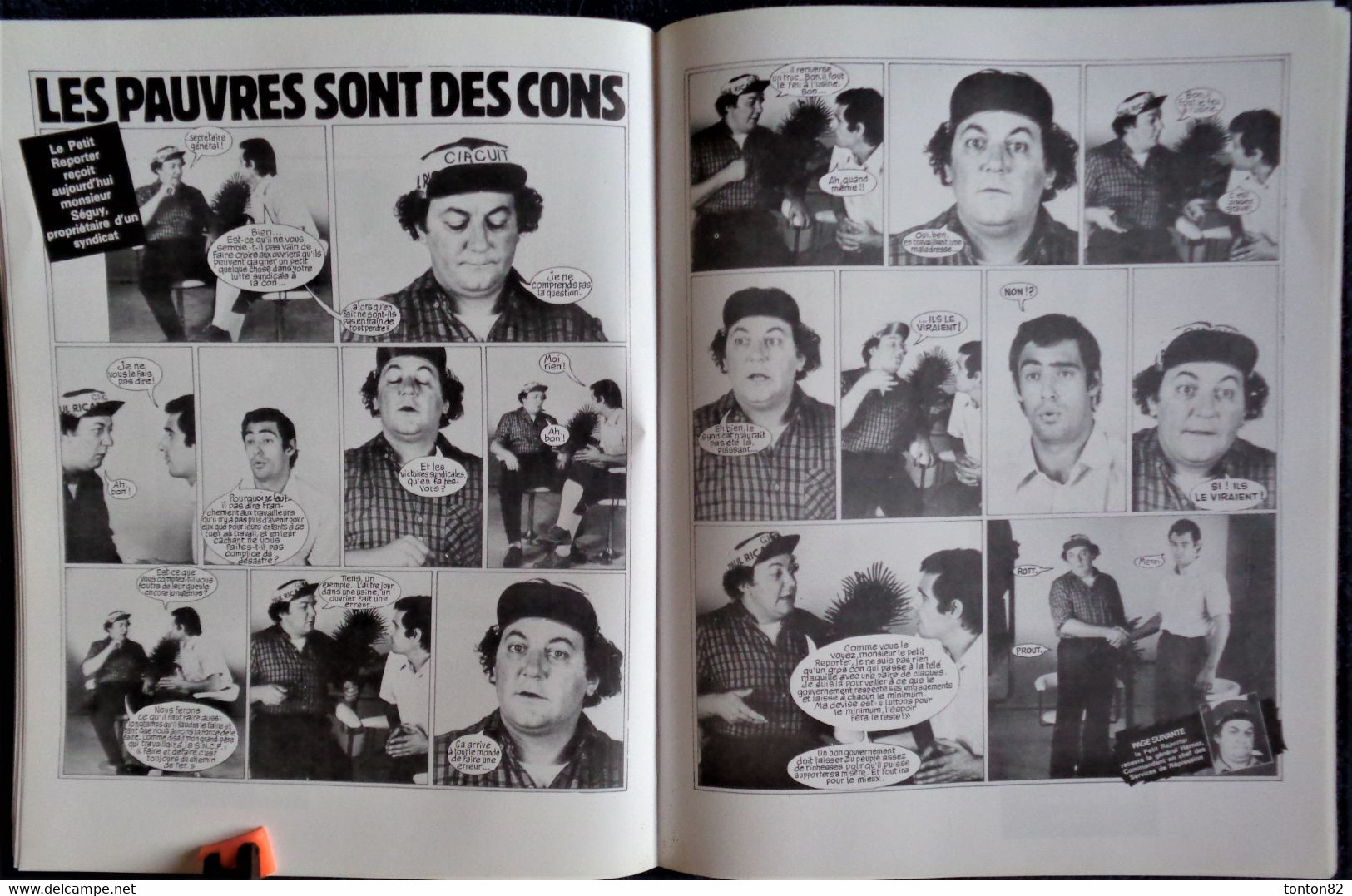 COLUCHE - " Les Pauvres Sont Des Cons " - Édition°1 - Michel LAFON - ( 1990 ) . - Reiser