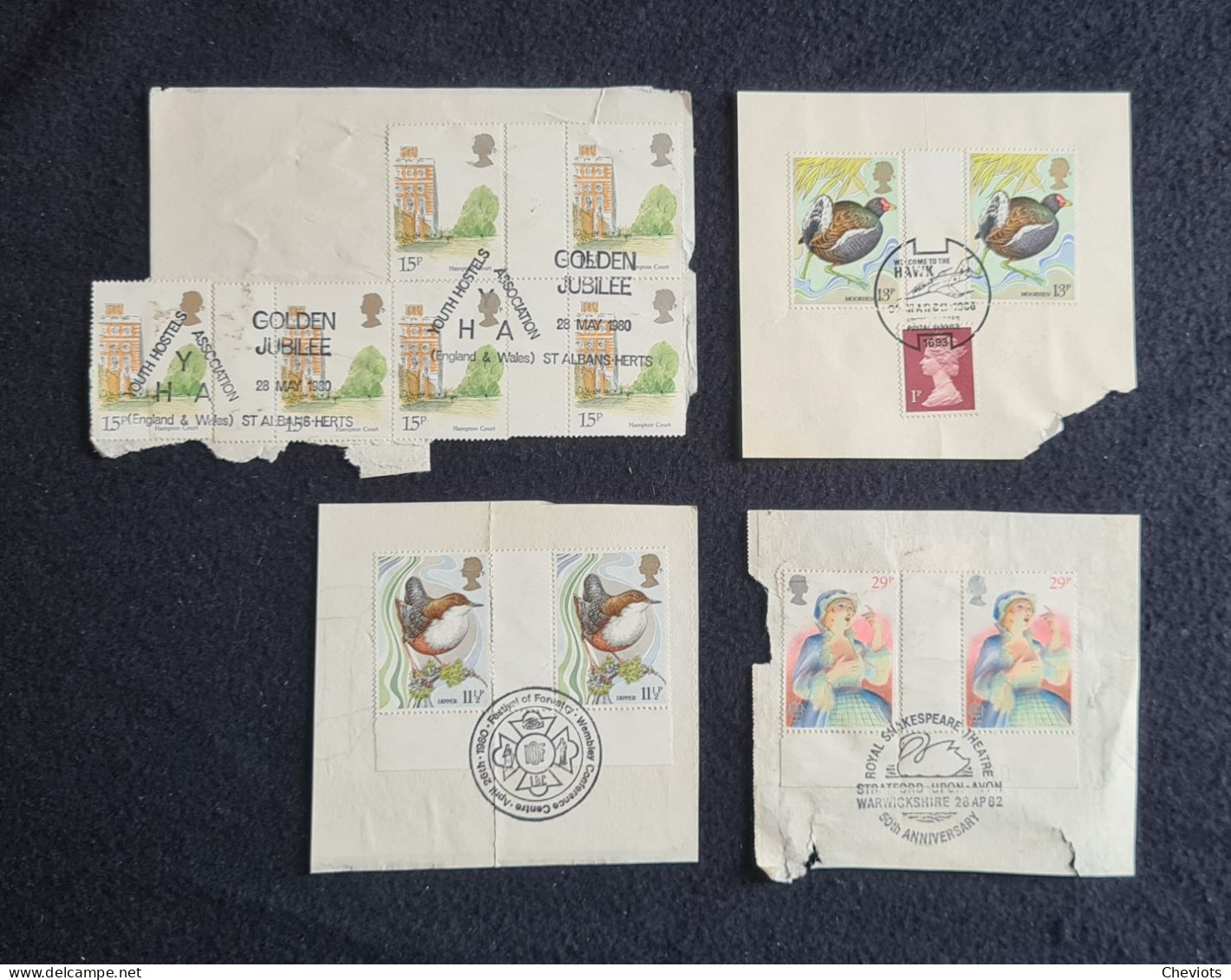 UK Slogans On Stamps Still On Paper - Other & Unclassified