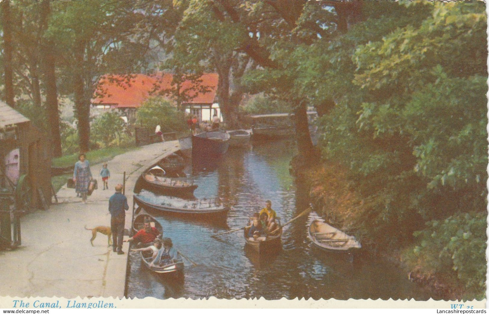 Postcard The Canal Llangollen Wales My Ref B14789 - Denbighshire