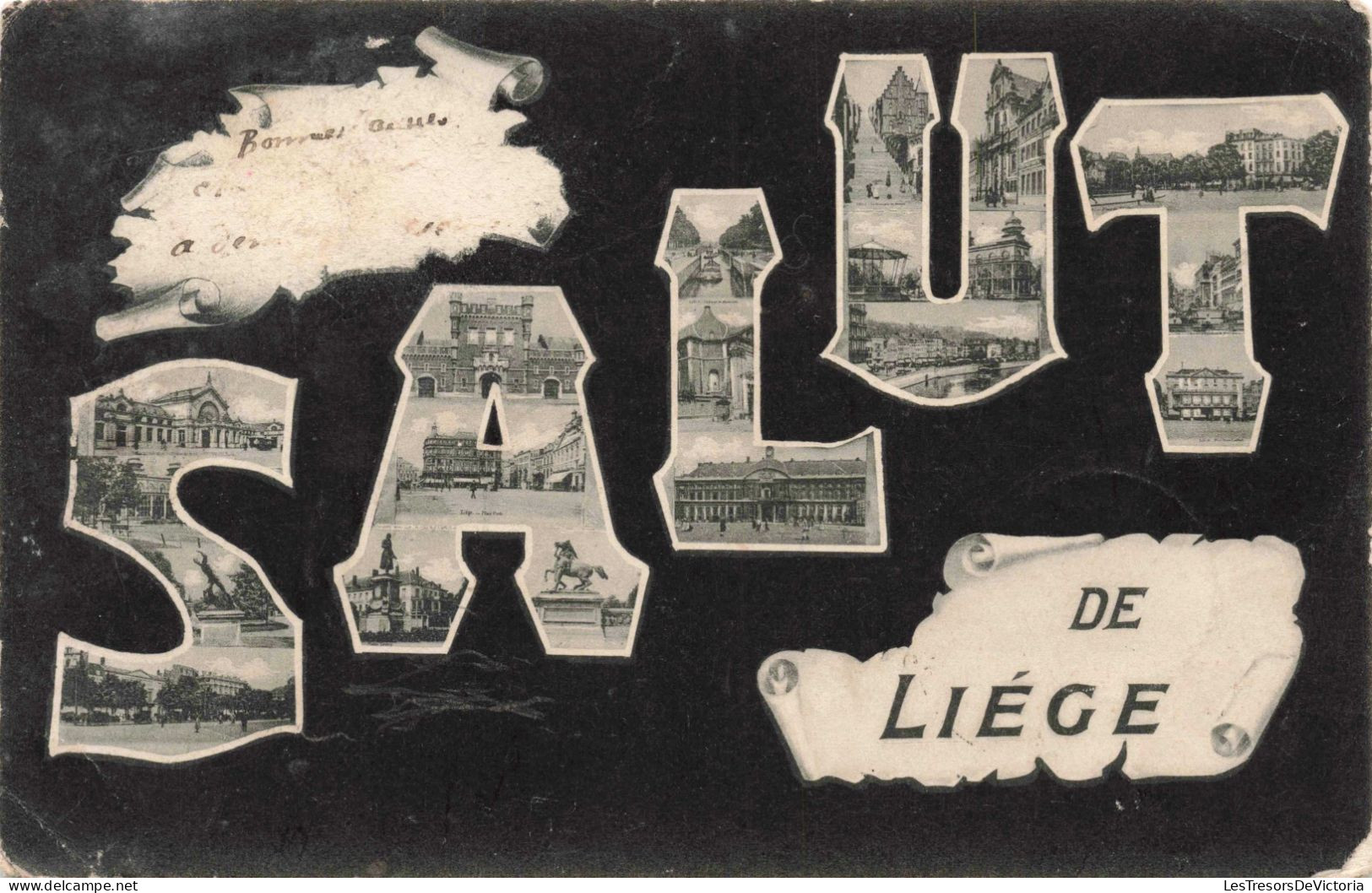 BELGIQUE - Liège - Salut De Liège -  Carte Postale Ancienne - Liège