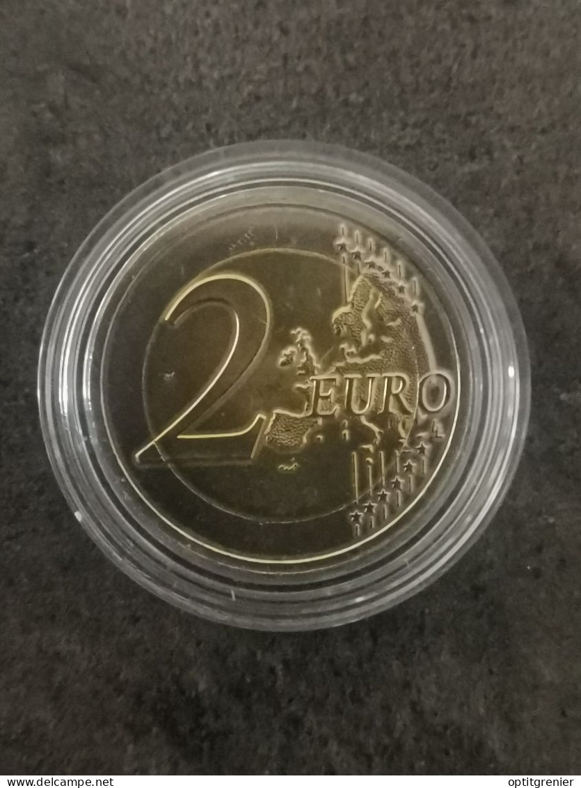 2 EUROS HOLOGRAMME 2015 LETTONIE CIGOGNE / HOLOGRAM EURO - Letland