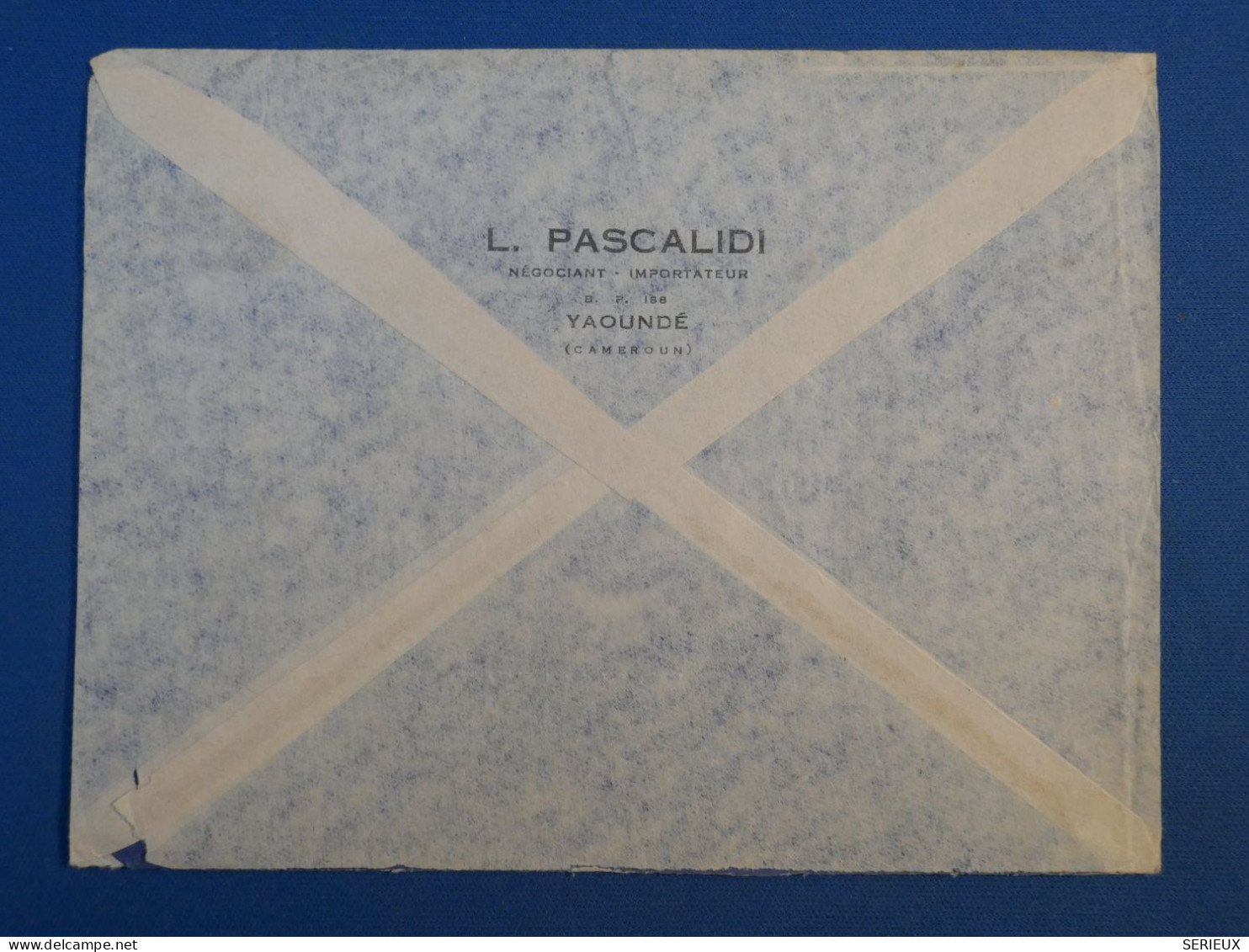 BZ16 CAMEROUN  BELLE   LETTRE  1950  PAR AVION  YAOUNDE  A  PARIS   FRANCE   +AEROPHILATELIE+PA 25F  +AFF. PLAISANT ++ - Airmail