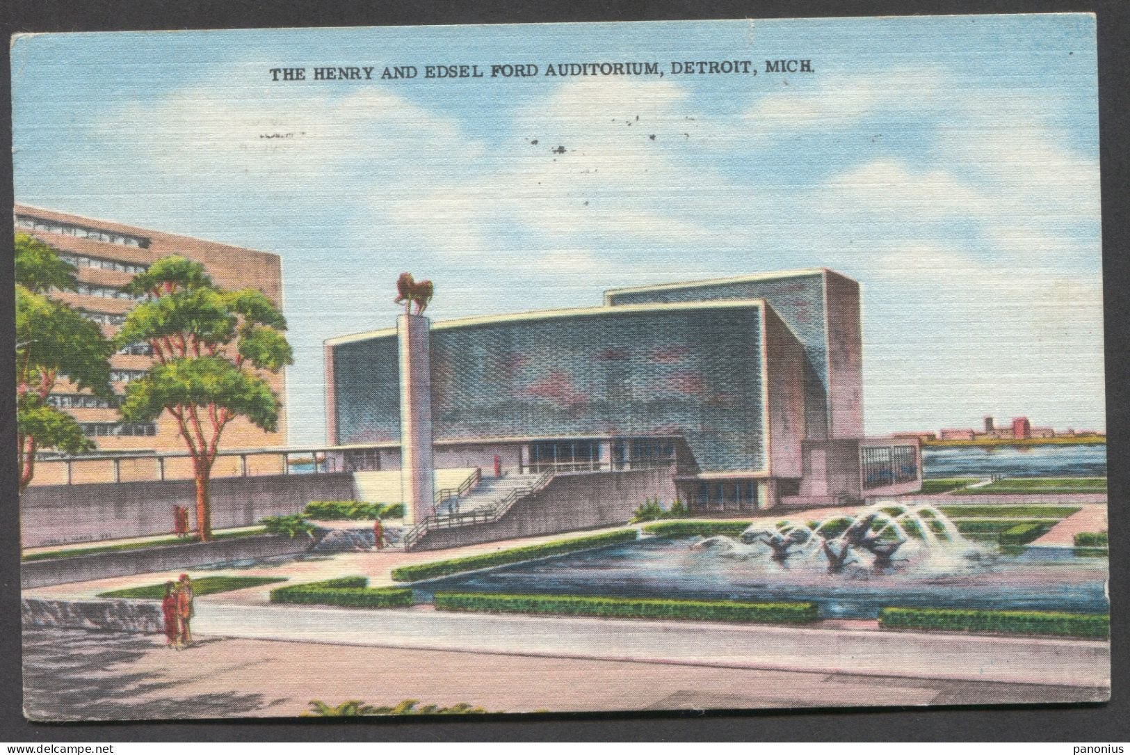 DETROIT MICHIGAN, THE HENRY AND EDSEL FORD AUDITORIUM - Detroit