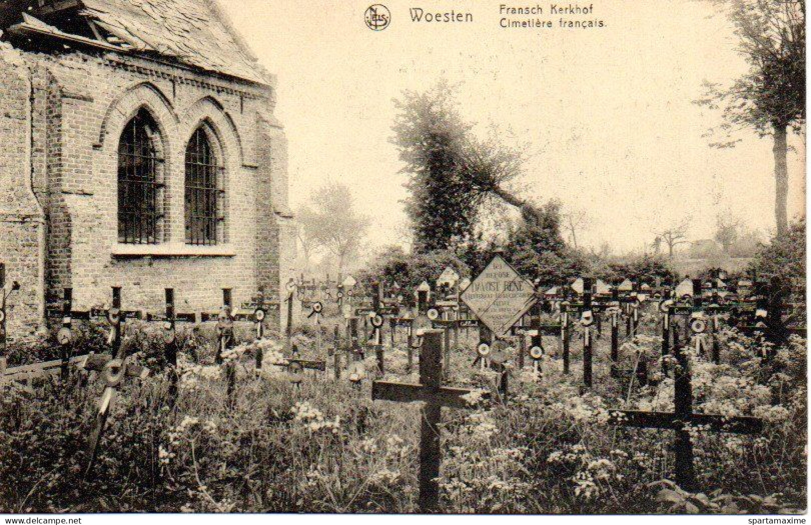 Woesten - Franse Militaire Begraafplaats - Cimetière Militaire Français - Vleteren