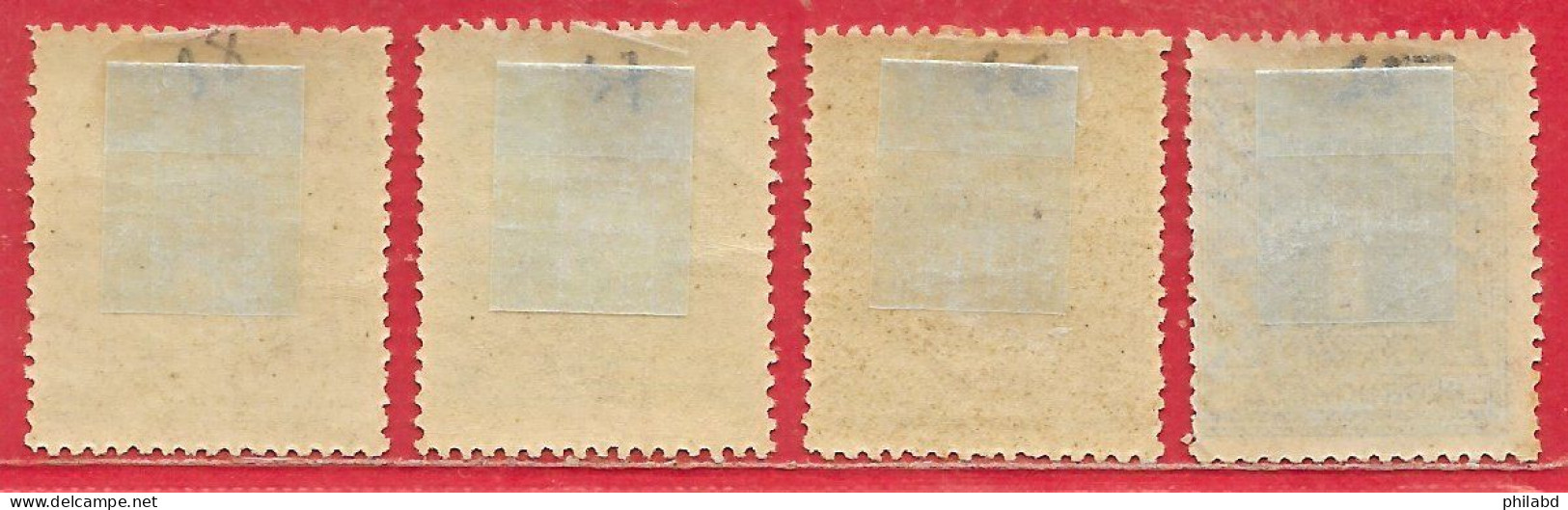 Grèce Taxe N°35 à/to 38 1902 * - Unused Stamps