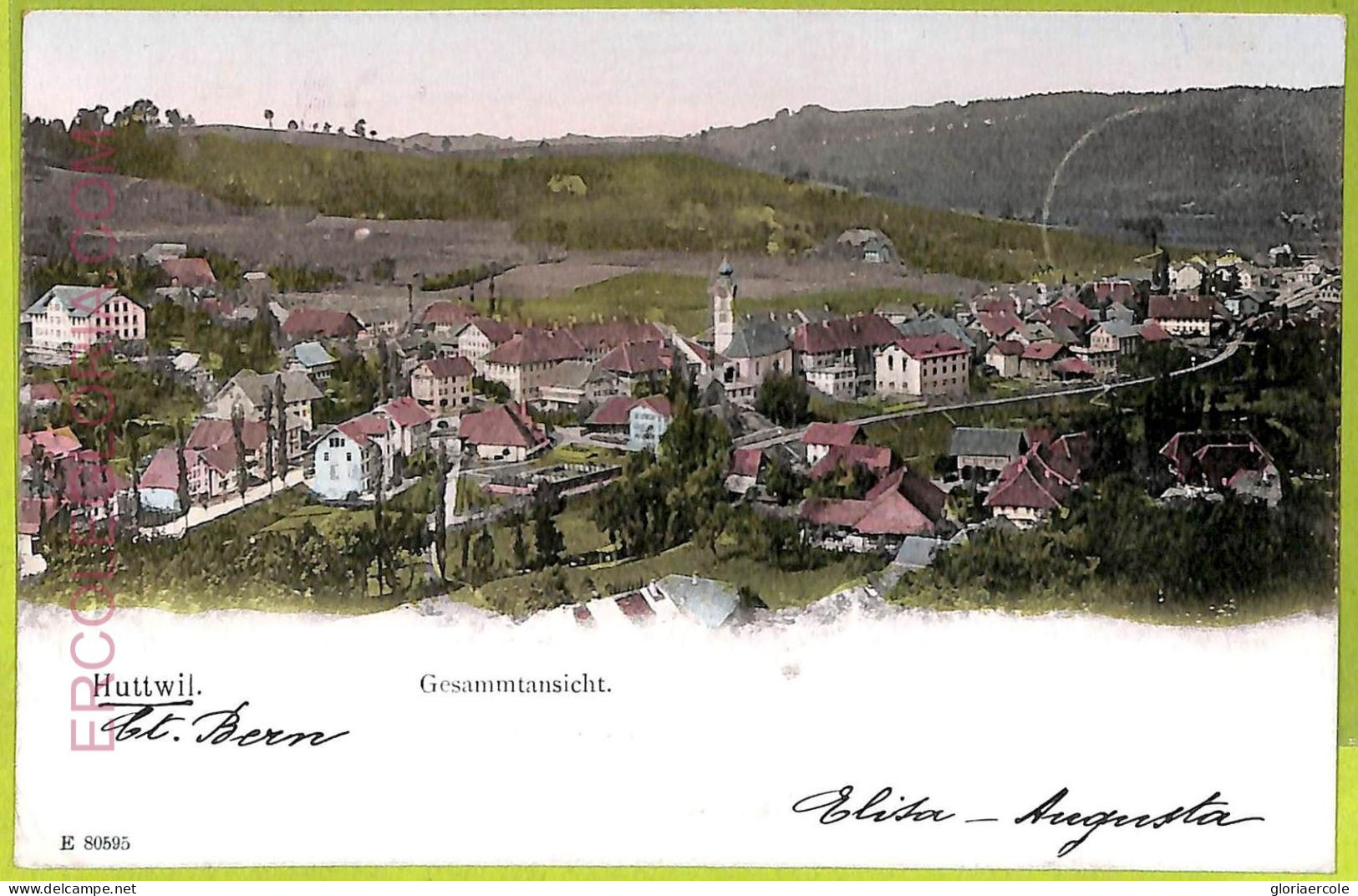 Ad4456 - SWITZERLAND Schweitz - Ansichtskarten VINTAGE POSTCARD - Huttwil - 1904 - Huttwil