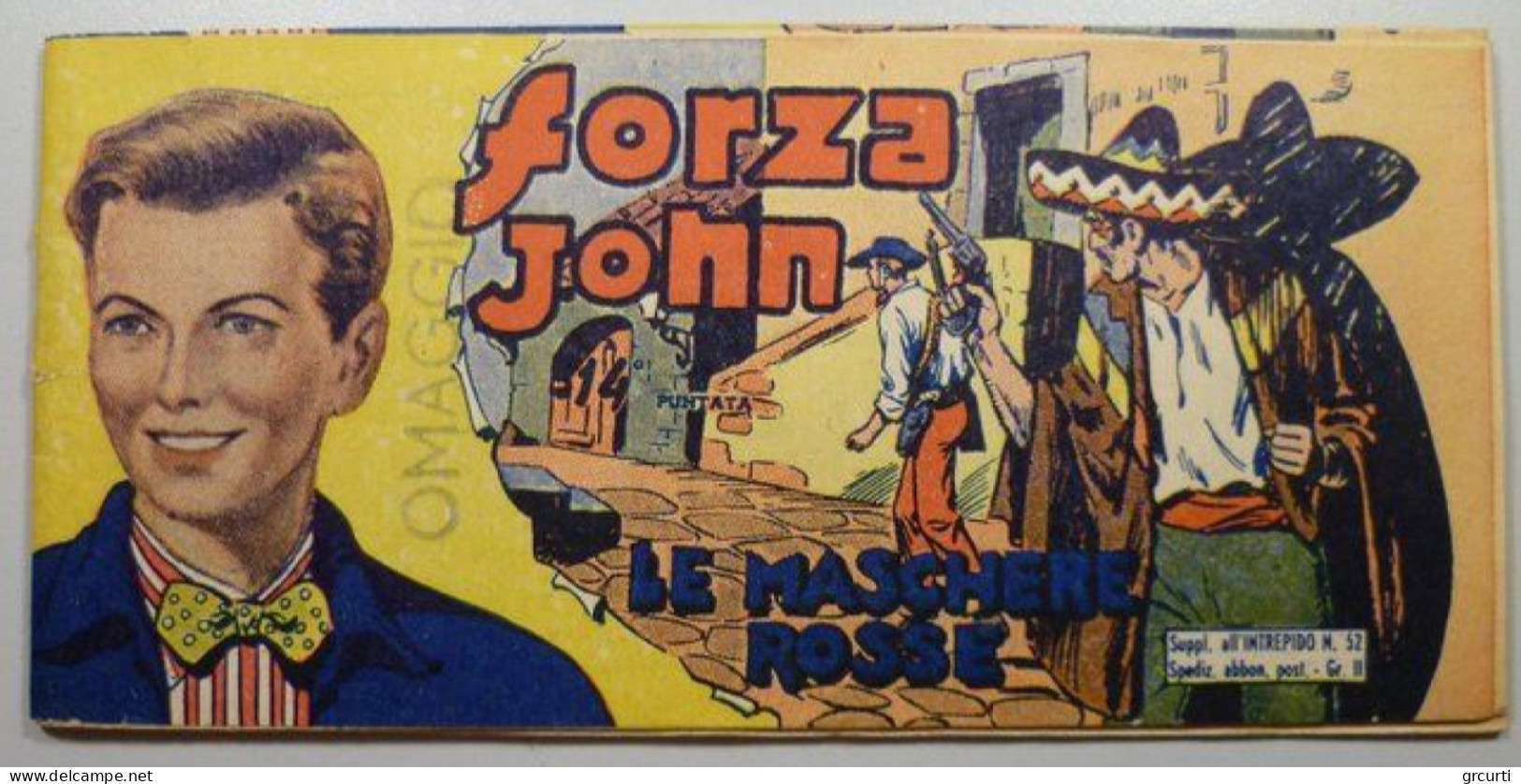 Forza John - Lotto 4 Fumetti Spillati - Comics 1930-50