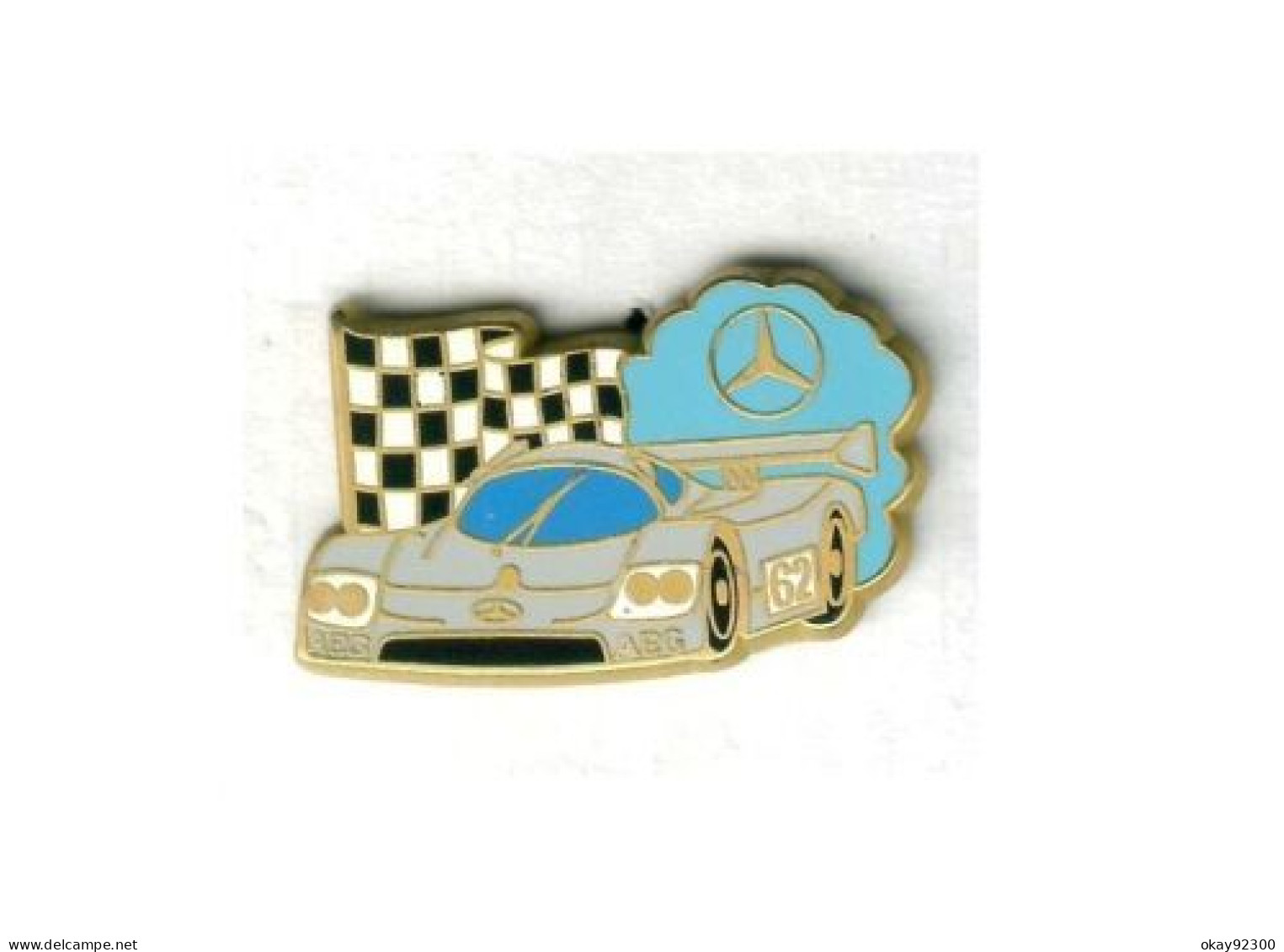 Pin's Arthus Bertrand Voiture Automobile Mercedes AEG - Mercedes