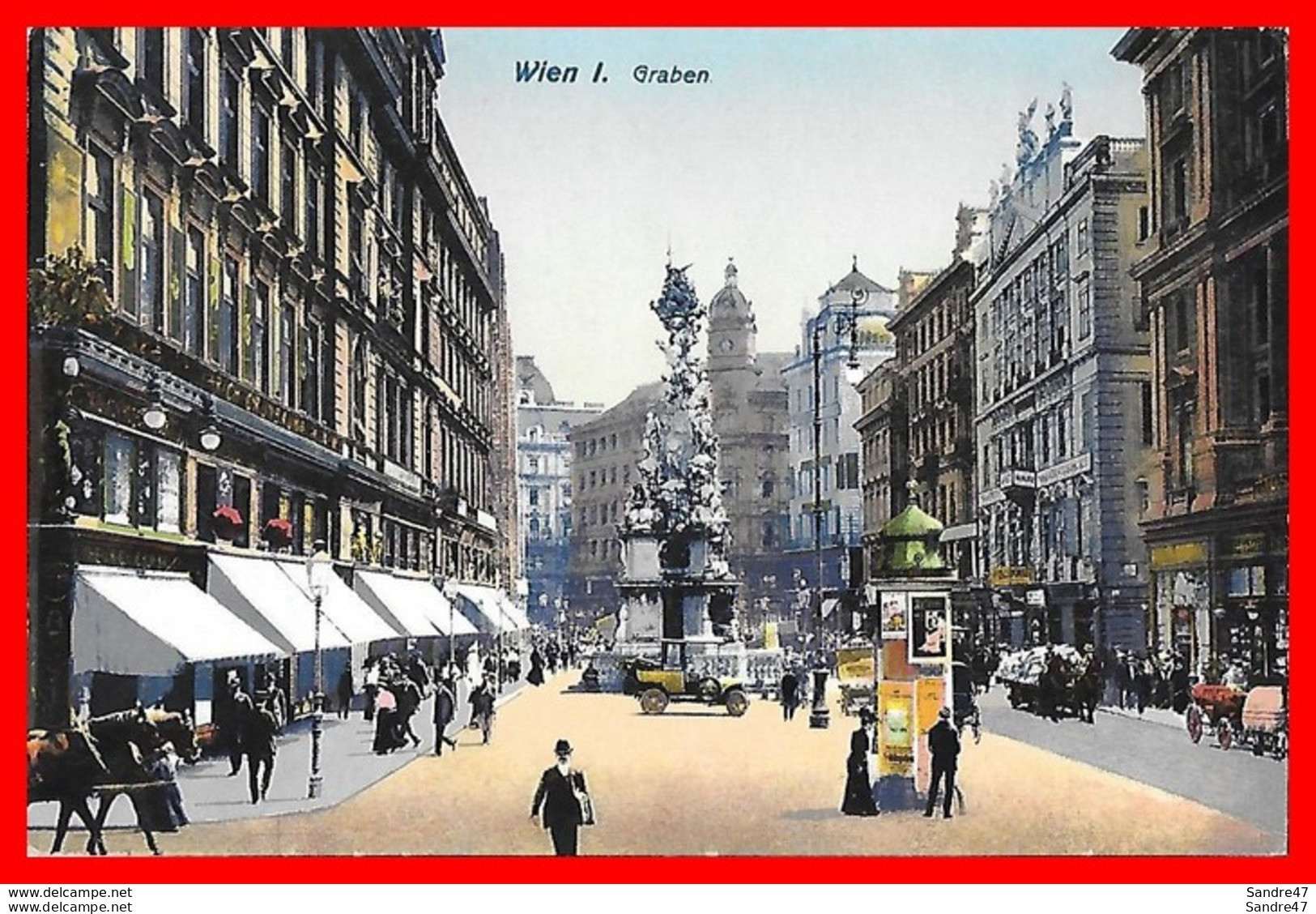 CPA  VIENNE (Autriche)  Graben, Rue Du Centre Ville, Animé, Commerce, Voiture Ancienne..*4458 - Stephansplatz