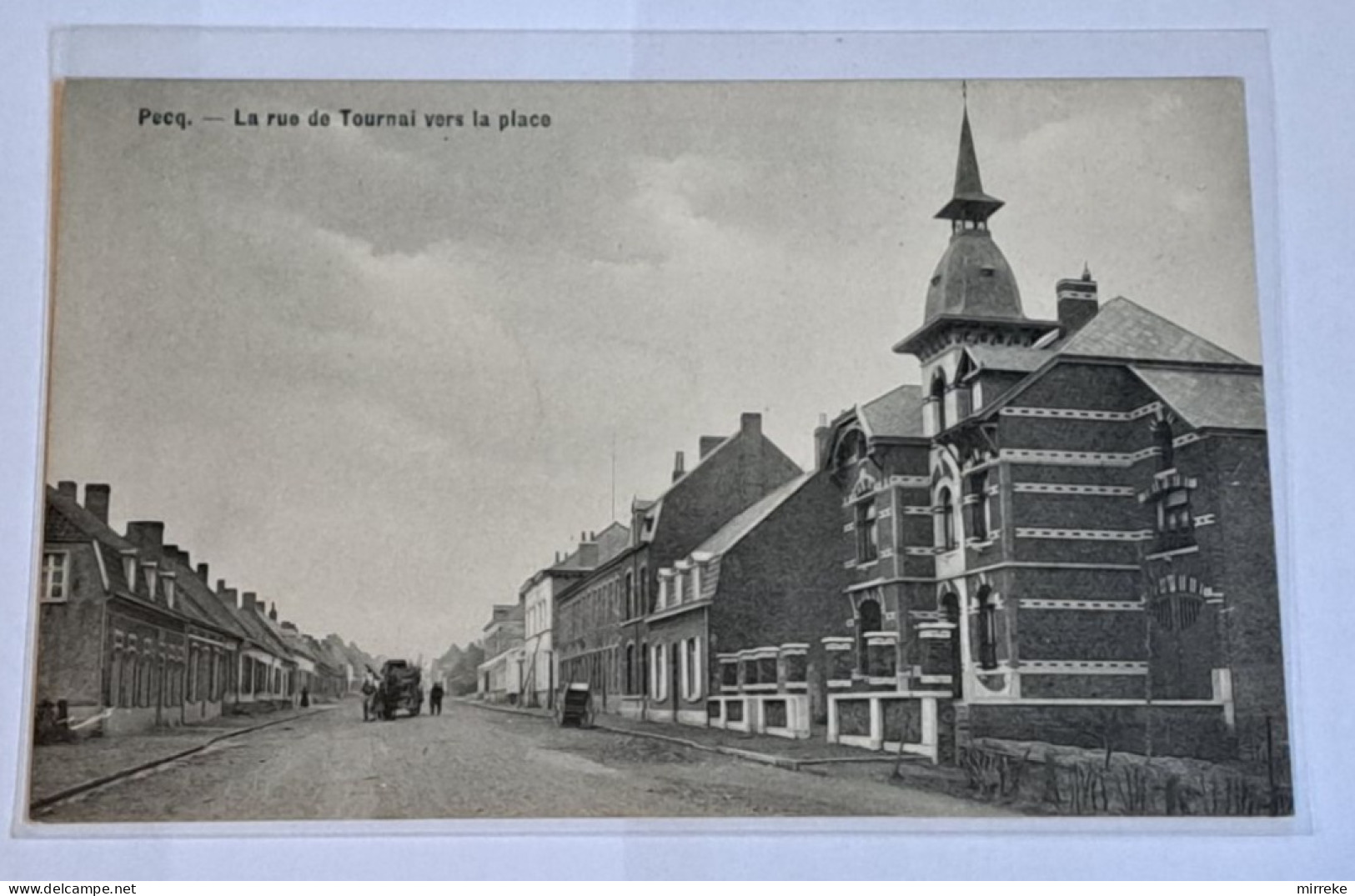 @J@  -  PECQ  -   La Rue De Tournai Vers La Place  -  Zie / Voir Scan's - Pecq