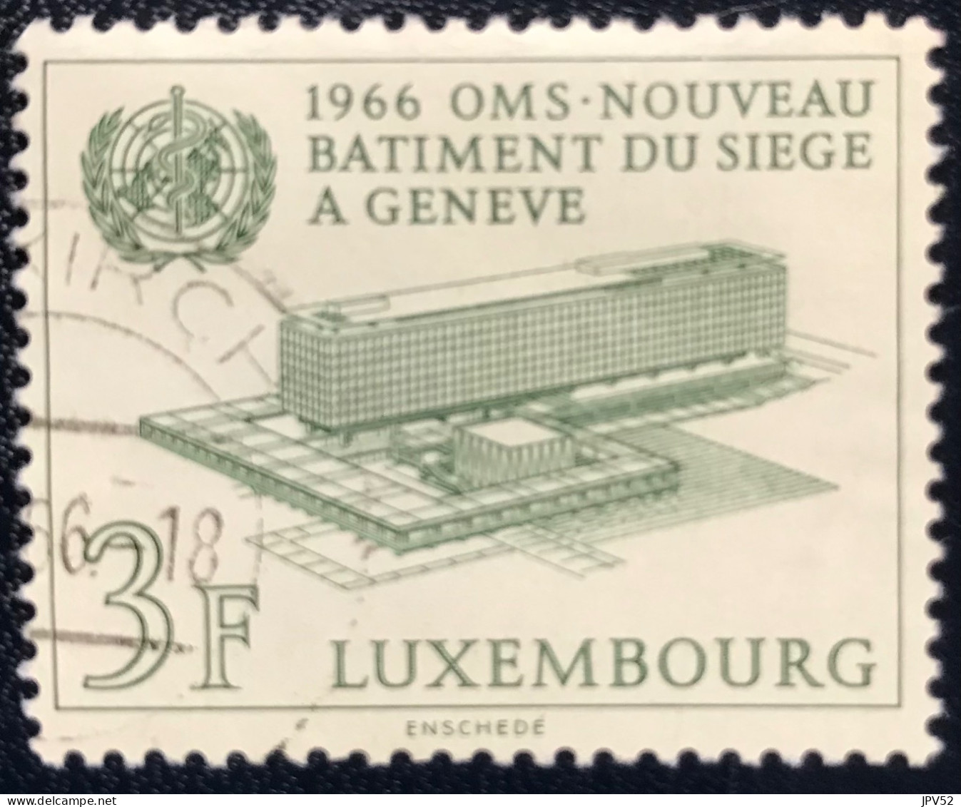 Luxembourg - Luxemburg - C18/28 - 1966 - (°)used - Michel 724 - Inhuldiging Nieuwe Hoofdkantoor - Oblitérés