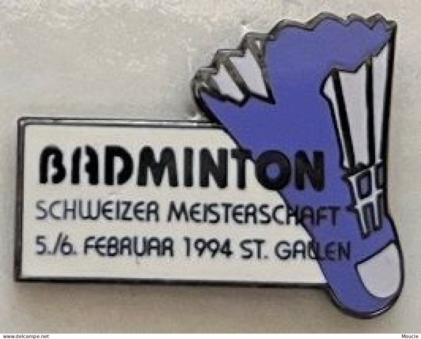 BADMINTON - SCHWEIZER MEISTERSCHAFT - 1994 - CHAMPIONNAT SUISSE 94 - SCHWEIZ - SWITERLAND - VOLANT - ST GALLEN - (ROSE) - Bádminton