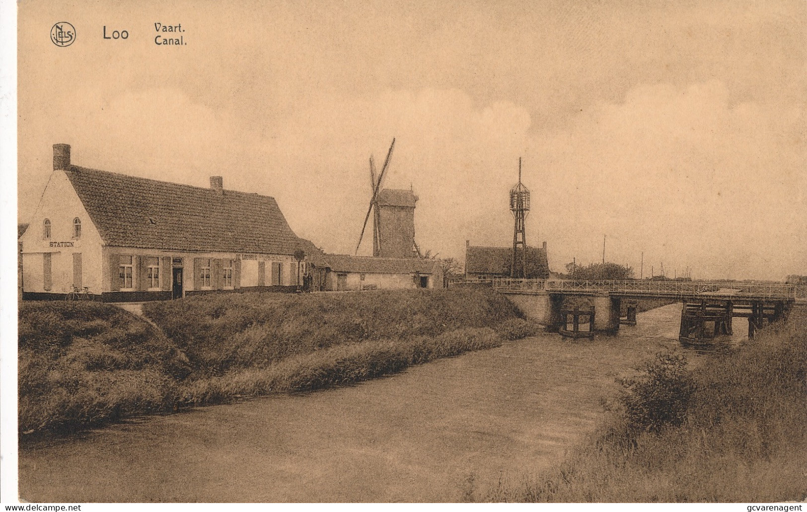 LOO    VAART   MOLEN  MOULIN     - 2 SCANS - Lo-Reninge