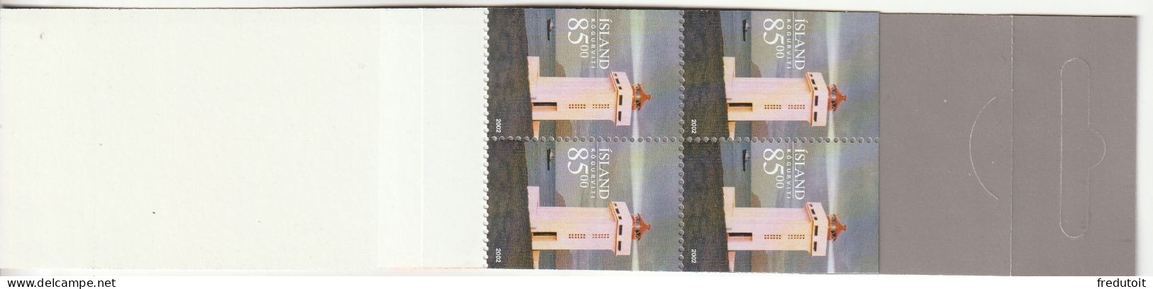 ISLANDE - CARNET  N°C934 ** (2002) Phare - Carnets